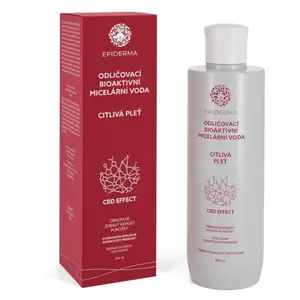 EPIDERMA bioaktivní CBD odličovací micelární voda 300 ml