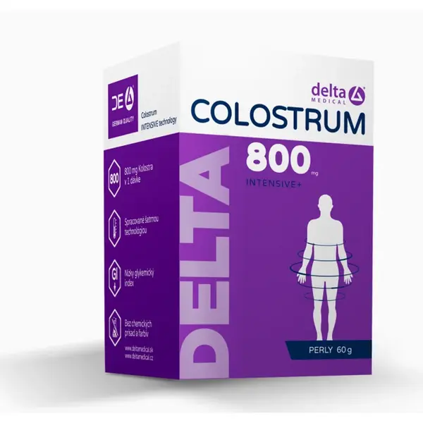 DELTA MEDICAL Colostrum 800 mg intensive perly 60 g