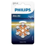 PHILIPS ZA13B6A/00 baterie do naslouchadla 6 kusů, poškozený obal