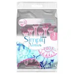 GILLETTE  Venus3  Simply Dámská pohotová holítka 8+4 ks