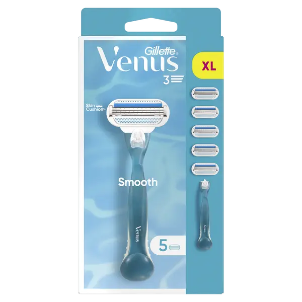 GILLETTE Venus Smooth Holící strojek pro ženy + Náhradní hlavice 5 ks