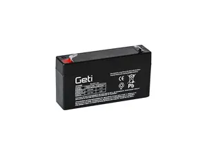 Baterie olověná  6V  1.2Ah GETI