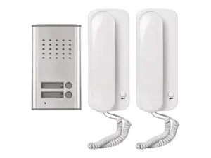 Sada domovního audiotelefonu H1086, 2 účastníci