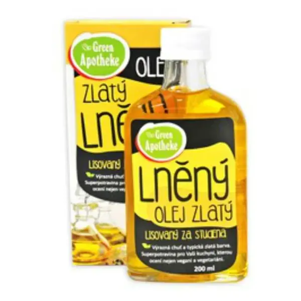 GREEN APOTHEKE Olej lněný zlatý 200 ml