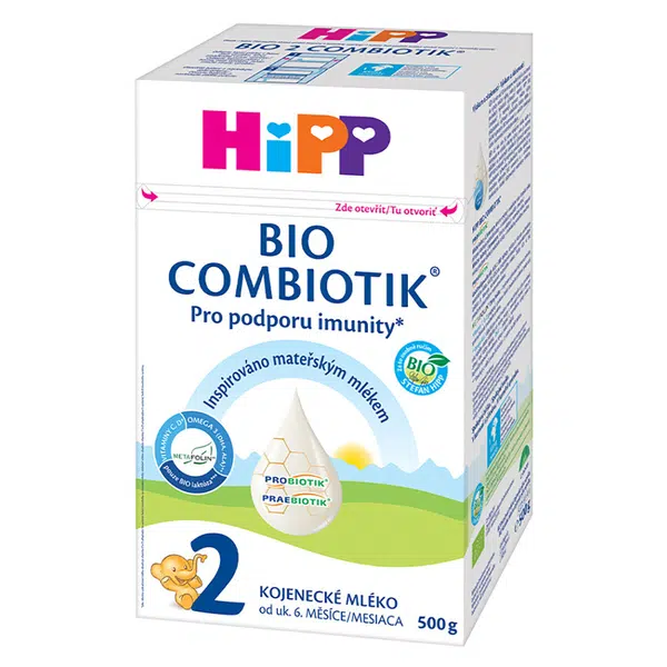 HIPP 2 Combiotik pokračovací kojenecké mléko BIO 500 g