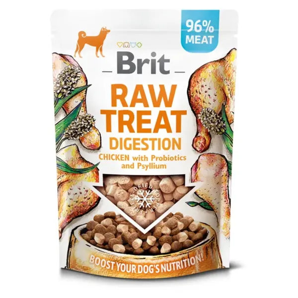 BRIT Raw Treat Digestion Chicken pamlsky pro psy 40 g