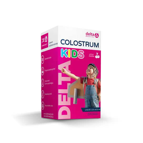 DELTA MEDICAL Colostrum kids sirup třešeň 125 ml