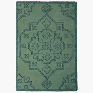 Flair Rugs VLNĚNÝ KOBEREC, 140/200 cm pastelově modrá