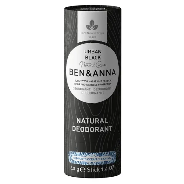 BEN & ANNA Tuhý deodorant Urban Black 40 g