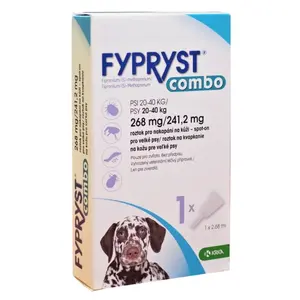 FYPRYST Combo Spot-on pro psy 268/241 mg 20-40 kg 2,68 ml 1 pipeta
