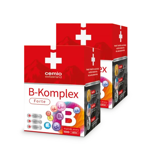 Cemio B-Komplex Forte, 2 × 100 tablet