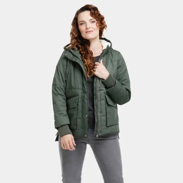 Bushman Dámská bunda Audrey, tmavě zelená XXXL