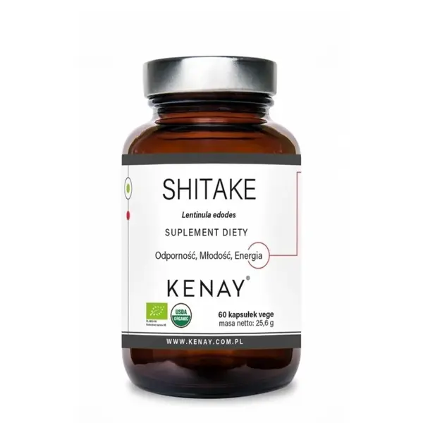 Kenay Shiitake bio 60 kapslí