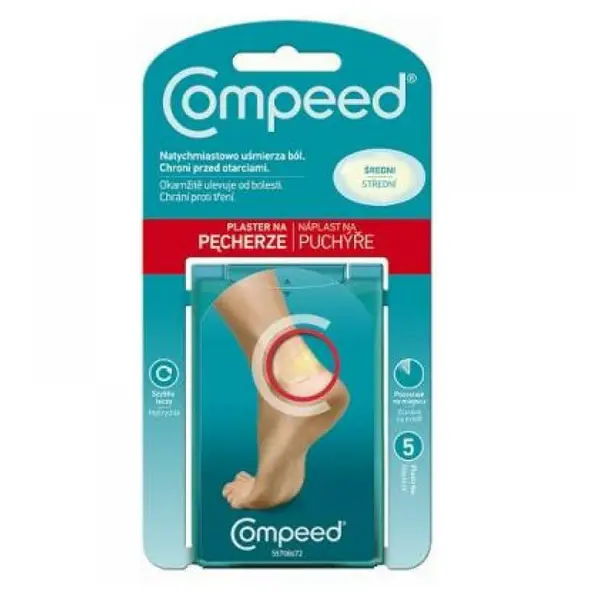 COMPEED náplast na puchýře střední 5 kusů