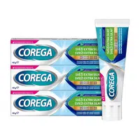 COREGA Fixační extra silný krém svěží dech 3 kusy 40 g