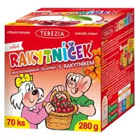 TEREZIA Rakytníček multivitaminové želatinky s rakytníkem Višeň 70 kusů