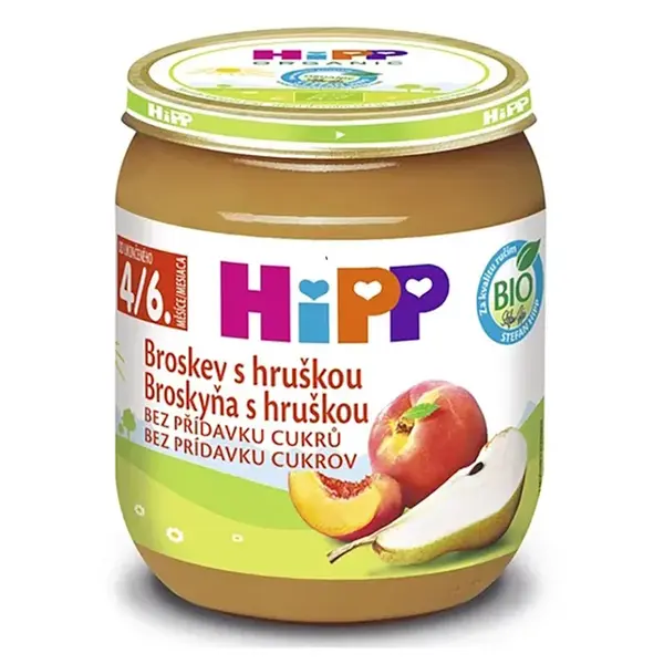 HIPP Broskev s hruškou BIO 125 g