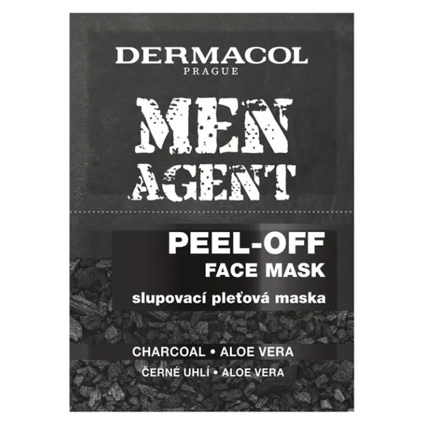DERMACOL Men Agent Slupovací pleťová maska 2 x 7,5 ml