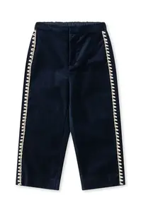 Konges Sløjd  rovné kalhoty dětské bavlněné s elastanem ROCKY PANTS