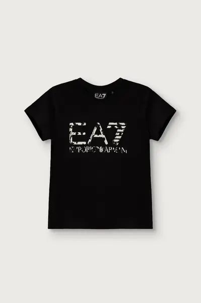 EA7 Emporio Armani  tričko detské bavlnené s elastanom