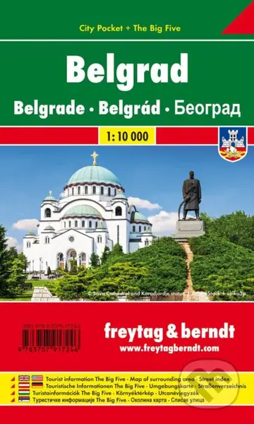 Belgrad, Stadtplan 1:10000 (City Pocket + The Big Five)