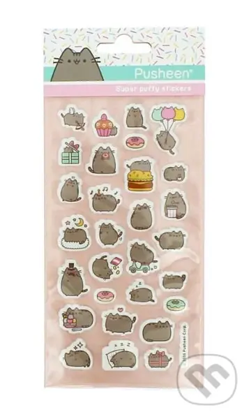 Pusheen Super puffy stickers (Zberateľská sada)
