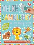 Velké samolepky pro malé ruce: Divoká zvířata - Véronique Petit - kniha z kategorie Samolepky