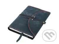 Obal spona s nýty: Černá semiš