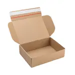 20 ks - Krabice poštovní hnědá 264x194x76 s lepicí a odtrhávací páskou