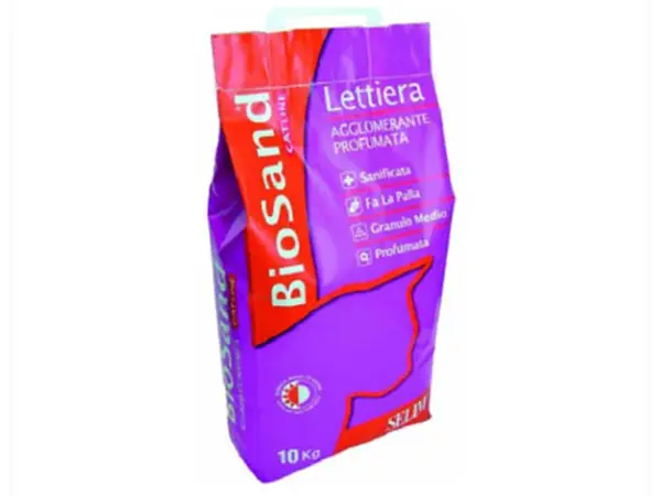 BioSand parfemovaná, hrudkujúca podstielka pre mačky 5 kg