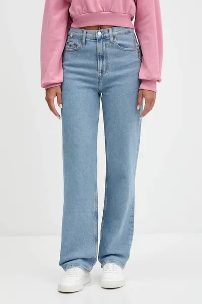 Džíny Tommy Jeans dámské, high waist, DW0DW22147