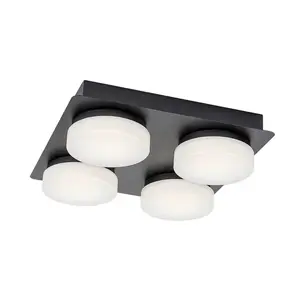 KOUPELNOVÉ STROPNÍ SVÍTIDLO, 28/28/7 cm