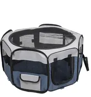 Flamingo textilní ohrádka pro psy 74 x 74 x 35 cm