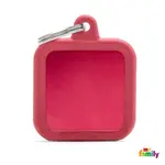 My family známka - Hushtag čtvereček, červená 1 ks (HTA03RED)