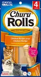 INABA Cat Churu Rolls - s kuřecím 4 x 10 g