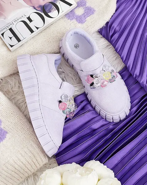 Resti Sports half shoes with colored stones Resinello