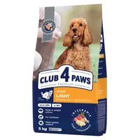CLUB 4 PAWS PREMIUM LIGHT pre psov stredných a veľkýh plemien, sterilizované, morka 5 kg