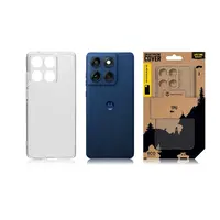 Zadní kryt Tactical TPU Plyo pro Motorola Edge 60, transparentní