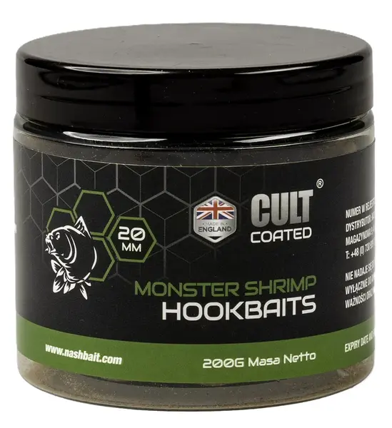 Nash boilie signal coated hookbaits monster shrimp - 15 mm 30 ks