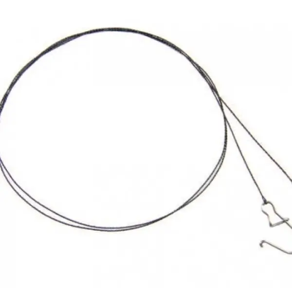 Mistrall wolframové lanko pro lov dravců - 15 cm 5 kg