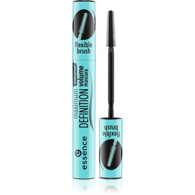 essence Maximum DEFINITION voděodolná řasenka pro objem odstín Black 8 ml