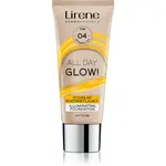 Lirene ALL DAY GLOW! rozjasňující fluidní make-up pro dlouhotrvající efekt odstín 04 Tanned 30 ml