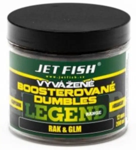 Jet fish vyvážené dumbles legend range 200 ml 12 mm - rak a glm