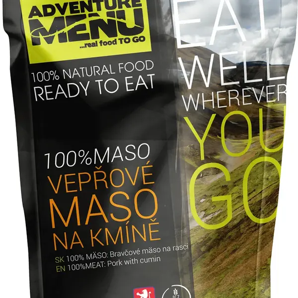 Adventure menu 100% vepřové maso na kmíně
