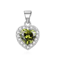 Beneto Stříbrný přívěsek třpytivé srdce AGH269