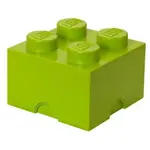 LEGO® úložný box 4 - svetlo zelená 250 x 250 x 180 mm