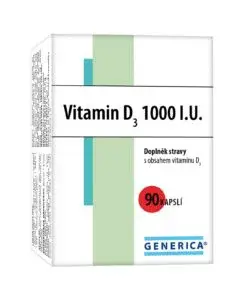 Vitamin D3 1000 I.u. Cps.90 Generica