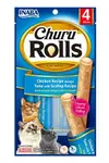 Churu Cat Rolls chicken wraps&tuna scallop cream 4x10g