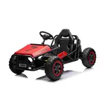 Elektrická Motokára SPORT-KART 24V, červená, EVA kolesá, Koženkové sedadlo, 2 x 50W Motor,