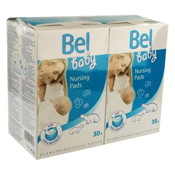 Bel Baby prsní vložky duopack 2x30 ks